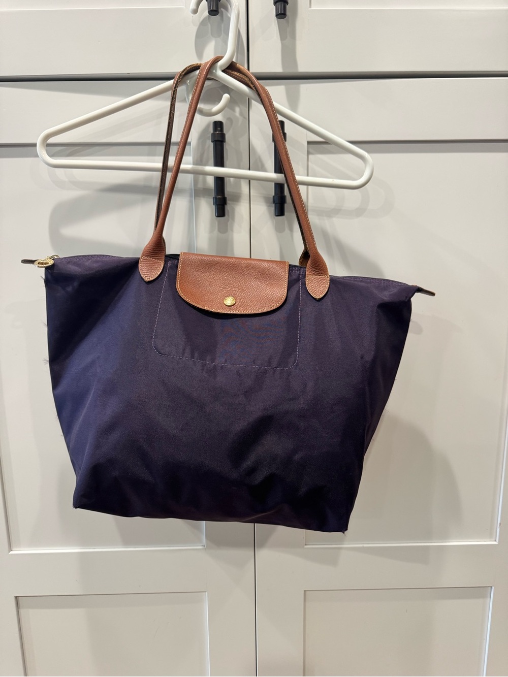 Longchamp Le Pliage Tote Bilberry Size Large